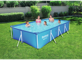 Bestway Steel Pro Power Pro Rectangular Frame Pool 4.00m x 2.11m x 81cm 56405 - Colorland Toys